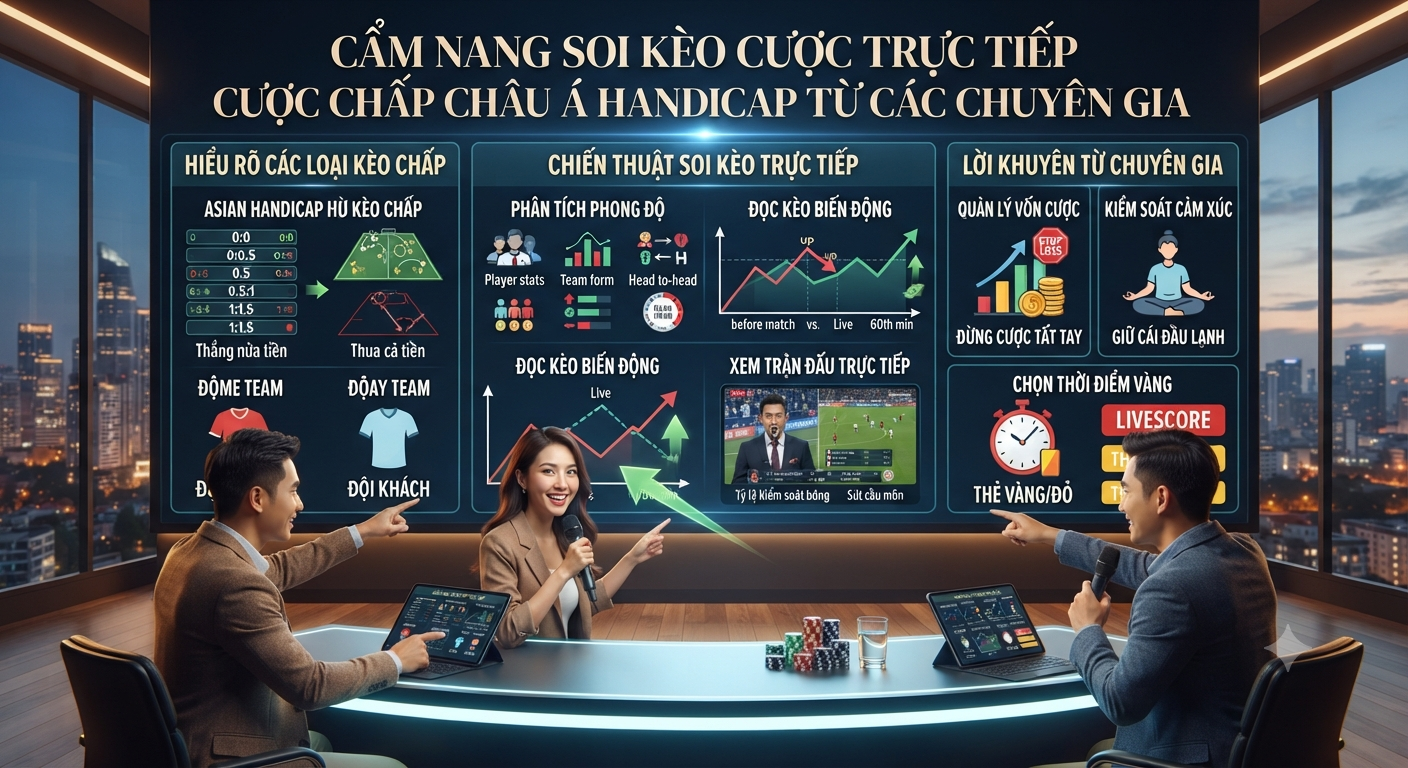 cược trực tiếp cược chấp châu á handicap